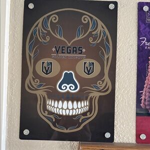 Vegas Golden Knights Skull Art